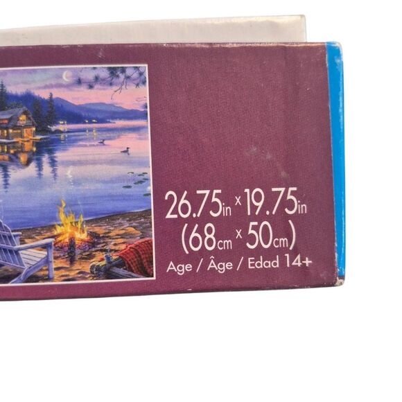 Buffalo Games Darrell Bush Lake Reflection 1000 pc Jigsaw Puzzle USED - Picture 9 of 9